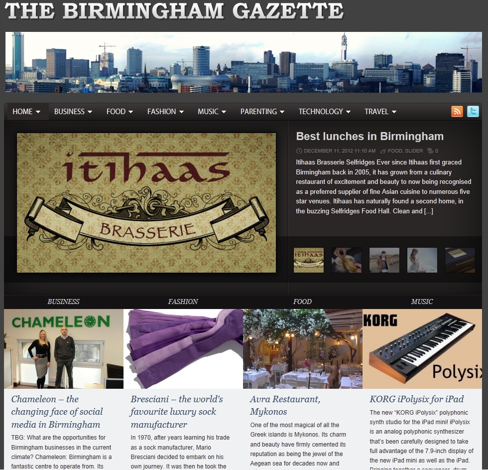 Birmingham Gazette Business Profile - the changing face of social media in Birmingham