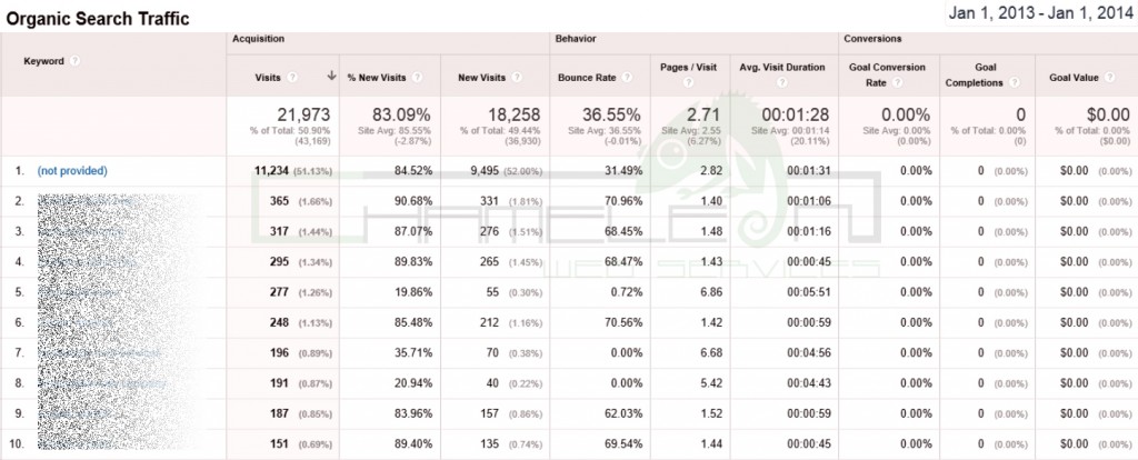 Google Analytics Screen Shot 4