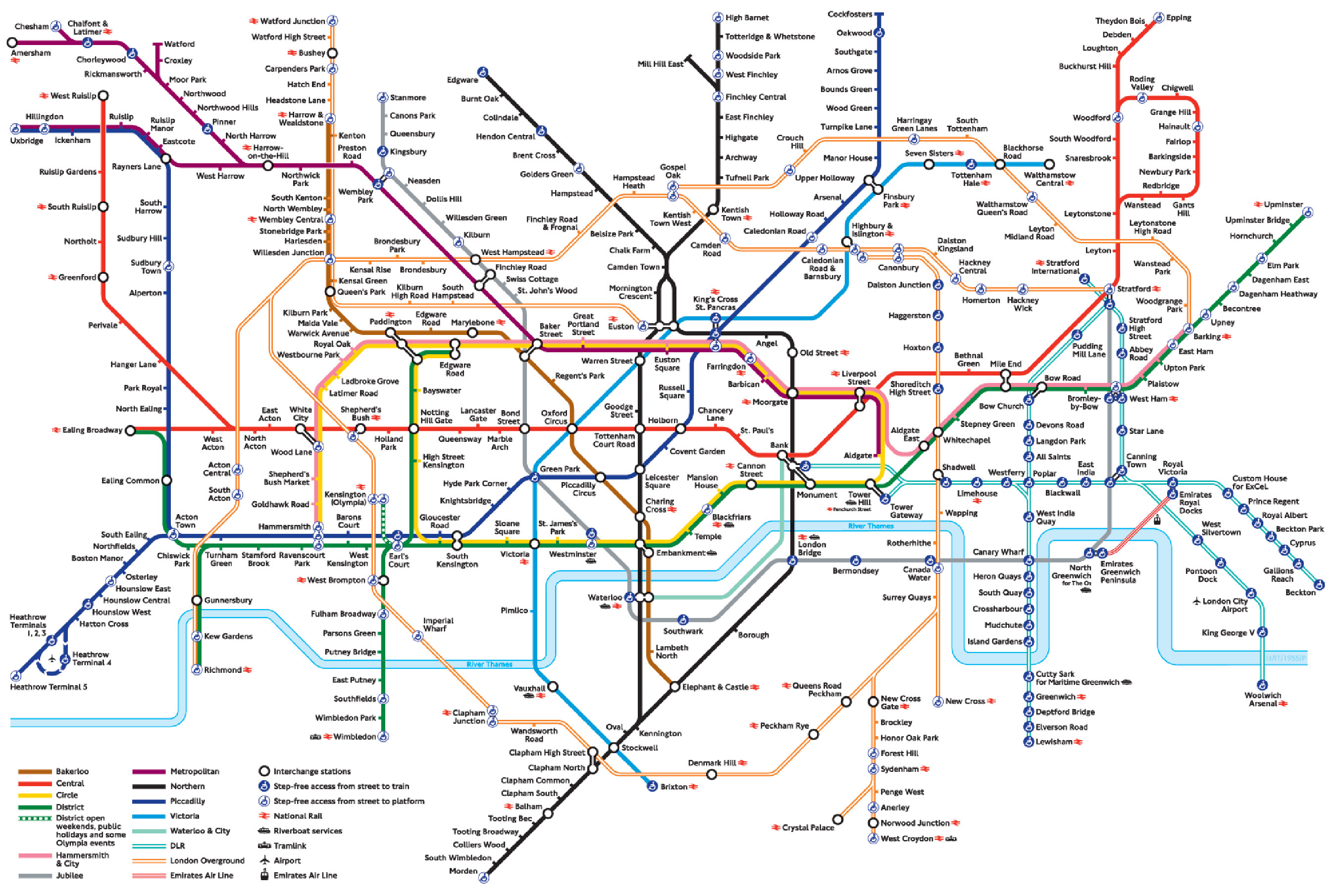 London Tube Map and Zones 2015 | Chameleon Web Services