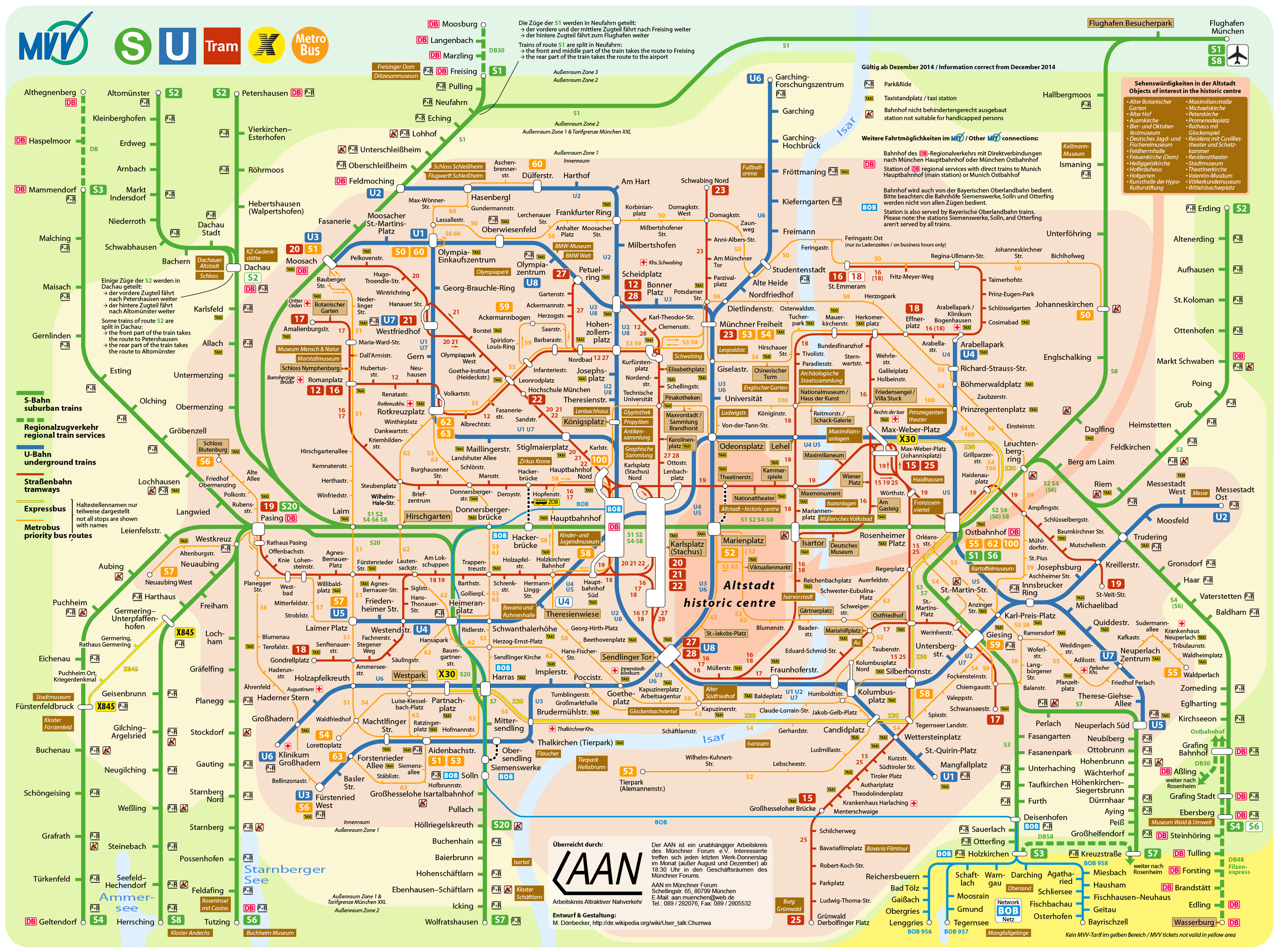 München Munich U Bahn Map & Rings Chameleon Web Services