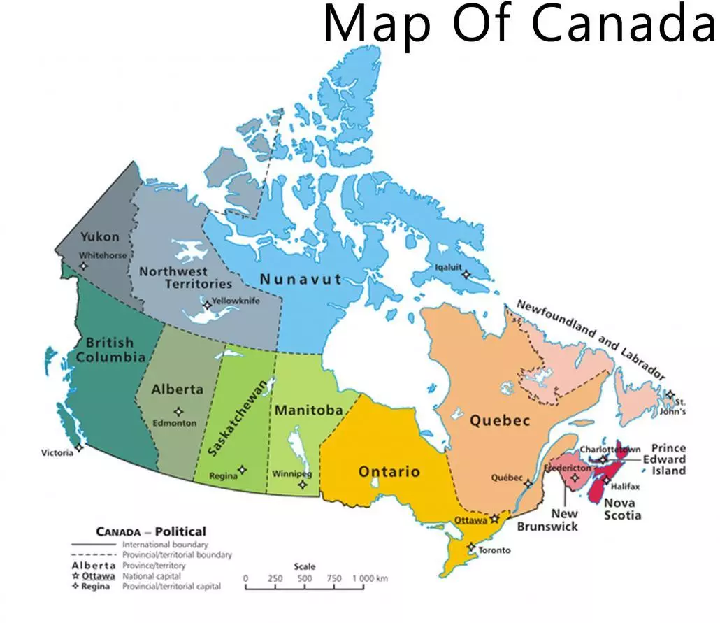 Map Of Canada