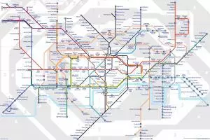 London Tube Map Zones 2015