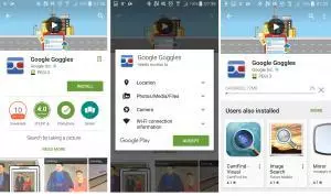 Google Goggles Android Installation