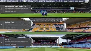 Football Stadium Virtual Tours - 3 stadiums