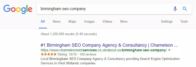 Birmingham SEO Company Google Search
