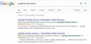 Google Penalty Advice