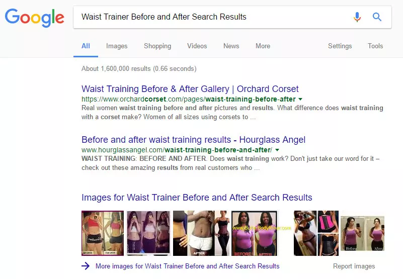 Waist Trainer Before and After