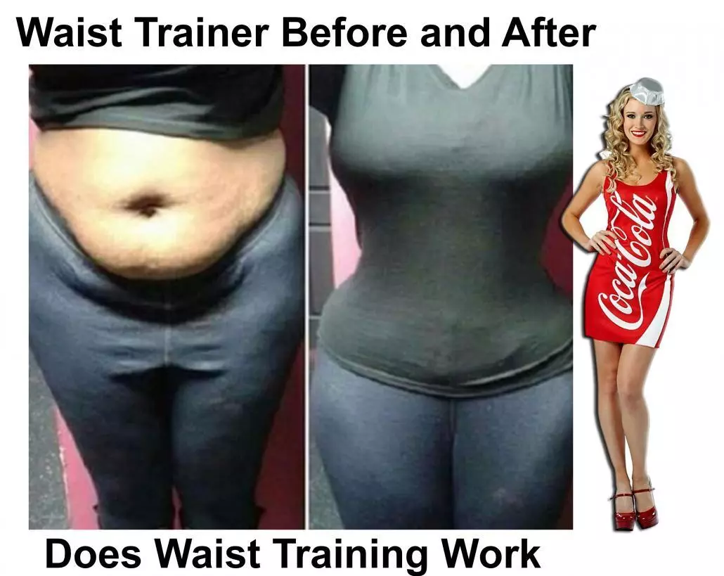 Waist Trainer Before and After
