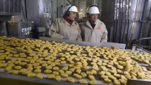 chicken mcnuggets battering process