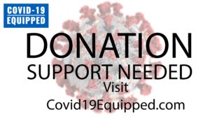 covid19equipped.com donation support needed